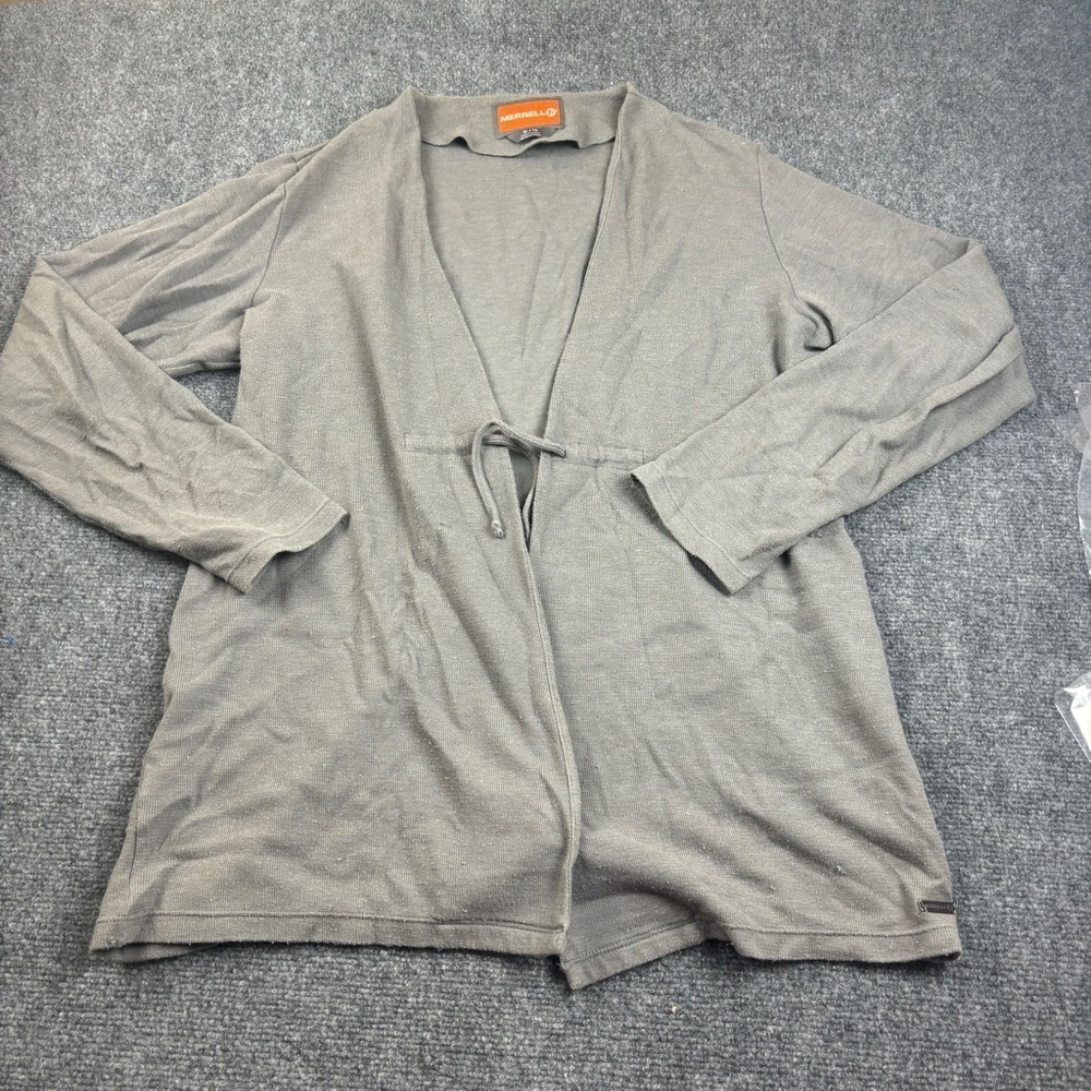 MERRELL Women’s Grey Cardigan Sweater size: XL